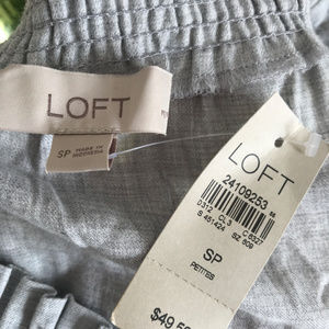 LOFT Tops - Loft light gray off the shoulder top LOFT Tops - Loft light gray off the shoulder top